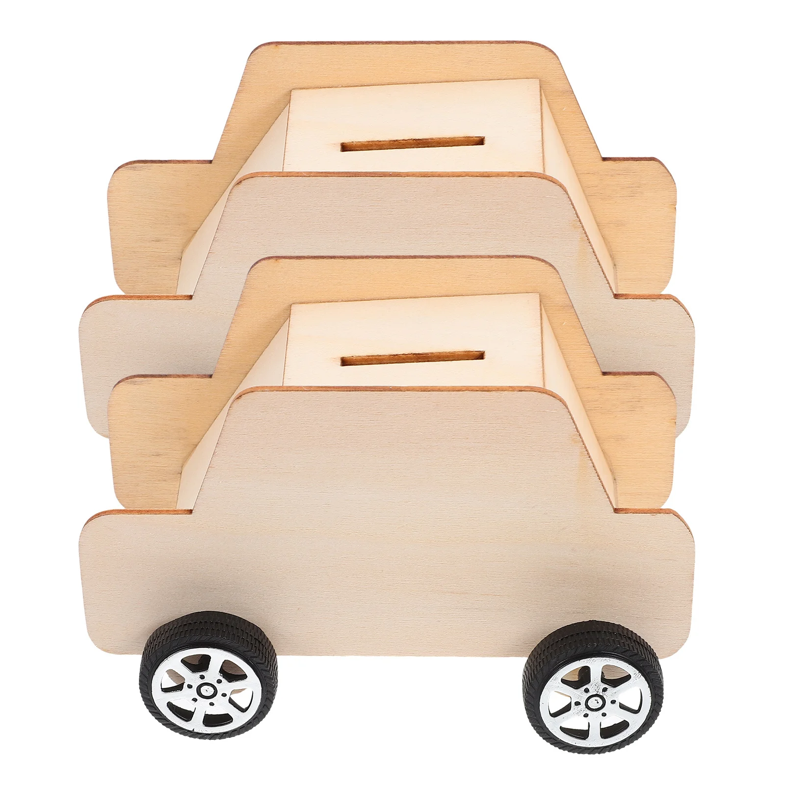 

2Pcs Wooden DIY Hand Drawing Piggy Bank Save Coin Creative Educational Craft Money Box for Kids Develop Imagination Creativity