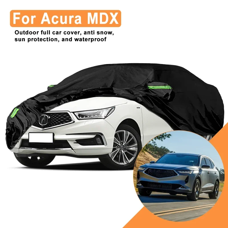 

For Acura MDX Car Full Cover - Outdoor Waterproof Snowproof Sunshade, Winter & Summer All Weather Auto Protection Accessories