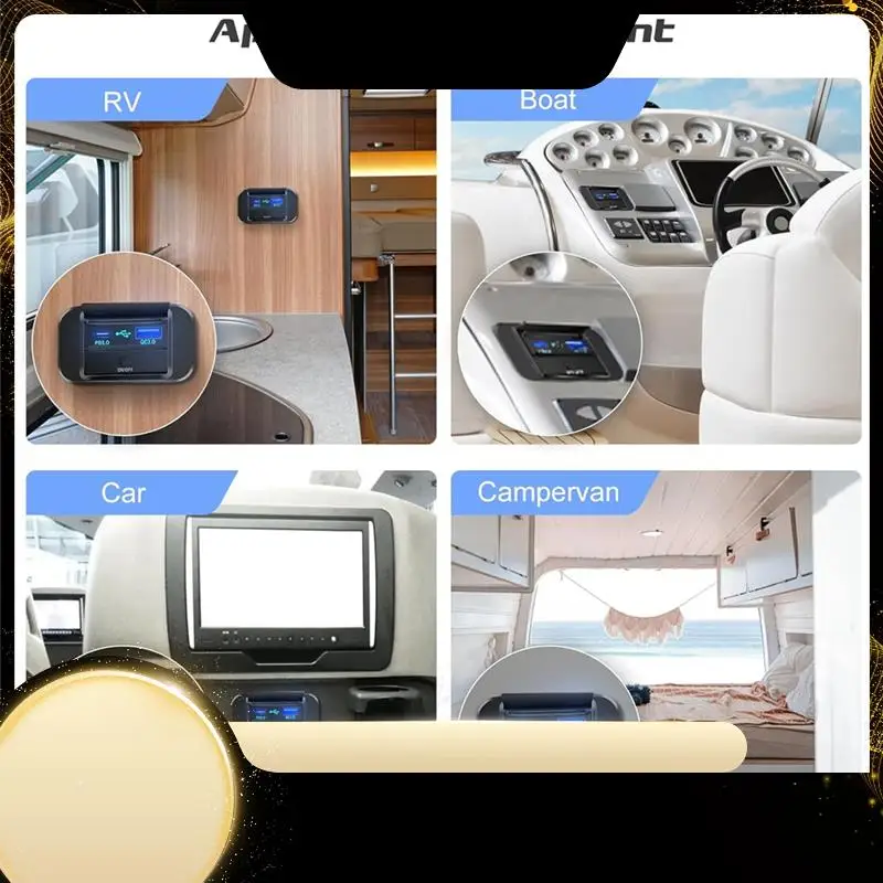 

Dual Quick Charge USB QC3.0 And PD3.0 RV USB Outlet 12V USB Charger Car USB Port 12 Volt USB Outlet Socket Accessories