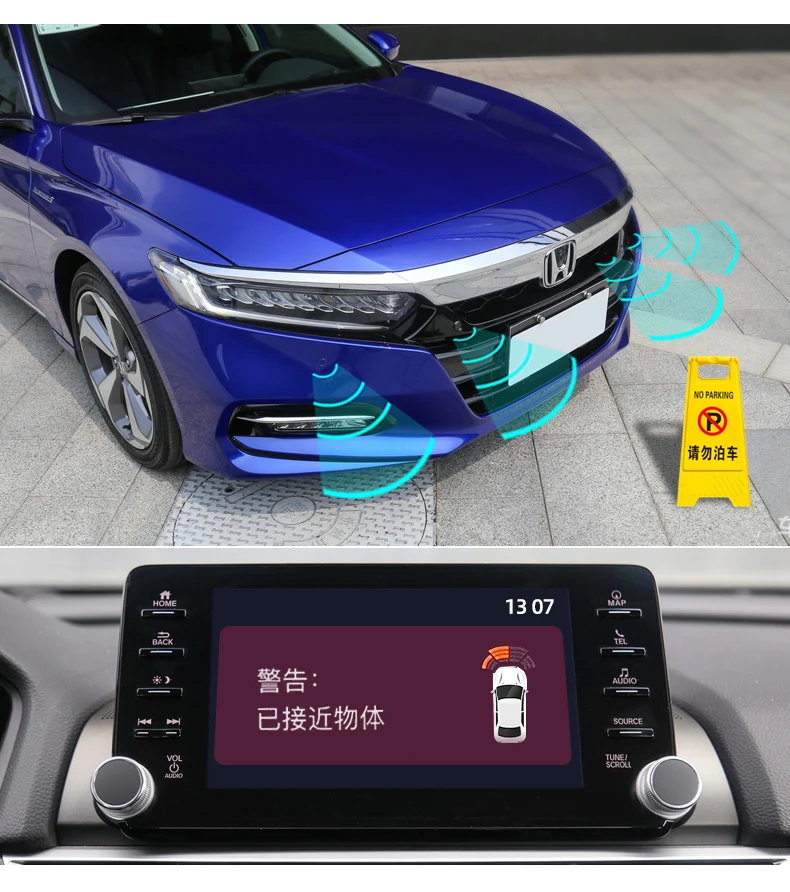 for Honda dedicated parking sensor Parking Sensor with 4-8 Sensors Reverse Backup Parking Radar Monitor Detector System Display