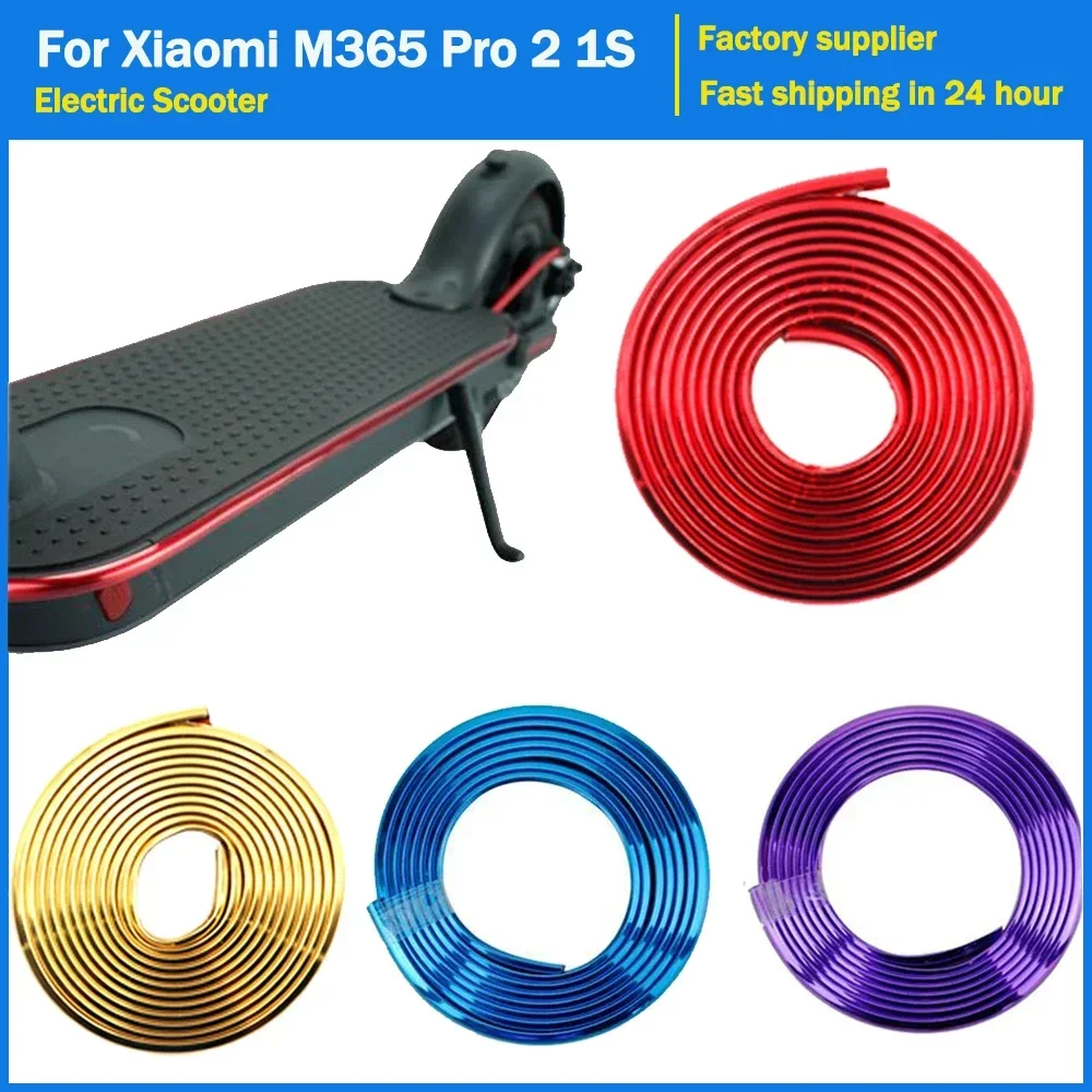 Electric Scooter Bumper Sticker Tape For Xiaomi Mijia M365 Pro KickScooter Protective Decorative Body Strip Stickers Accessories