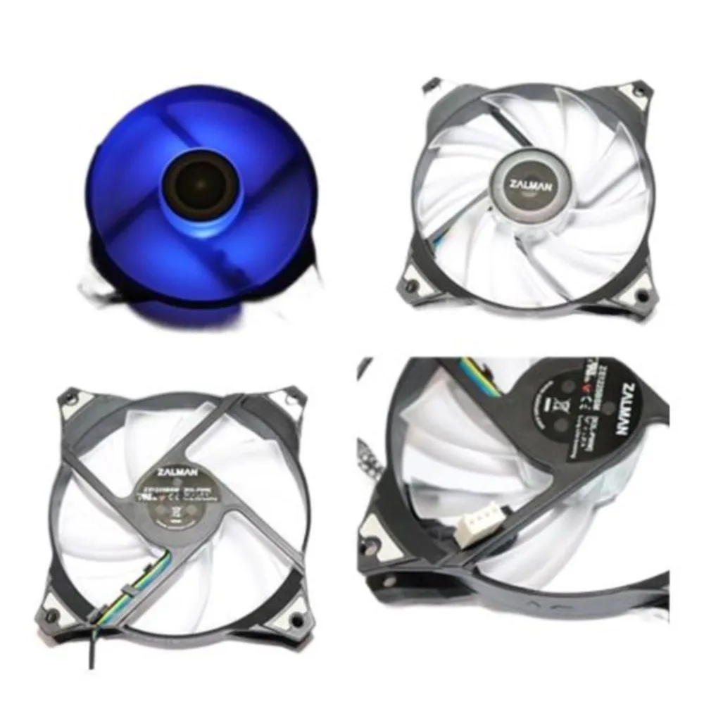 12cm cm Chassis 12025 cpu Fan 4-pin pwm cooling fan  Blue LED Lights pc set up gaming cooler