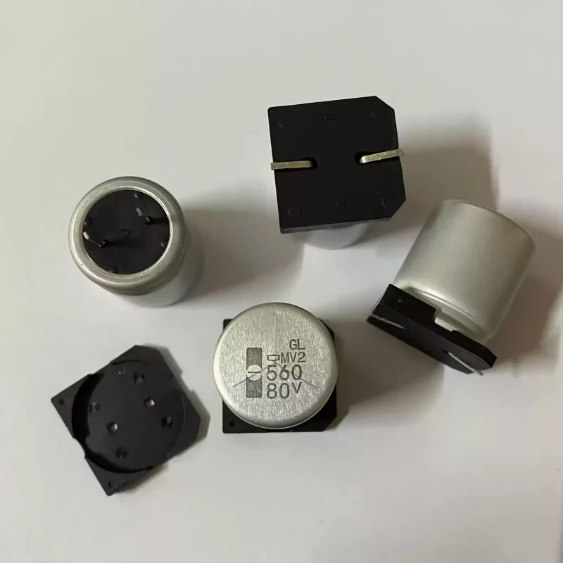 

10-100pcs 560UF 80V Chemical Black Diamond 80V560UF MV2 Surface mount electrolytic capacitors can be changed to direct insertion
