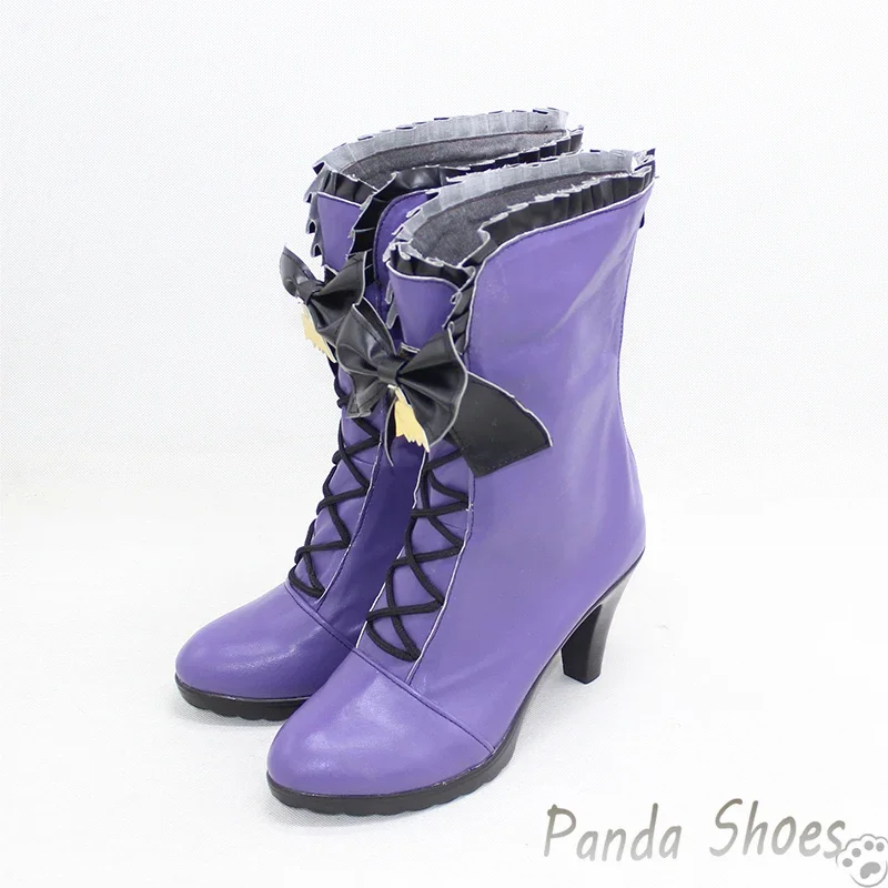 Game Rebellion Shiragiku Cosplay Shoes Anime Cos Comic Cosplay Costume Prop Shoes for Con Halloween Party