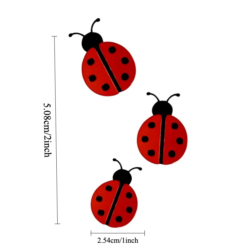 Ladybug Stickers | Cute Ladybug Stickers | Waterproof Vinyl Stickers | Ladybug Car Stickers | Rearview Mirror Stickers