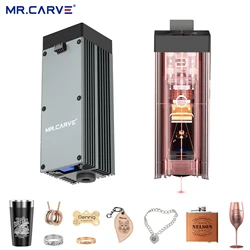 MR.CARVE Fiber Laser 1064nm Infrared Laser Head Module Suitable for Laser Engraving Machine Engrave All Metal Leather Plastic