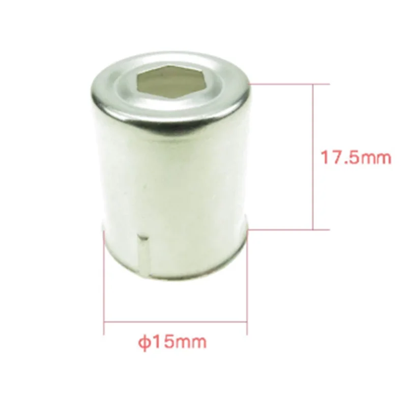 6 pieces Stainless steel hexagonal Hole Magnetron Cap for Galanz Witol 2m219J 319K 319J Microwave Oven Magnetron Parts