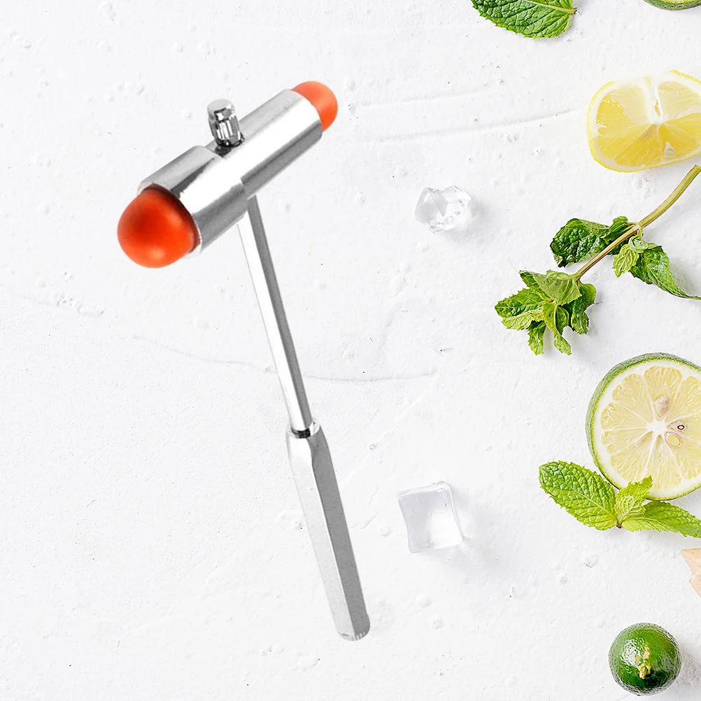 

Multifunction Double-headed Plexor T-Shaped Reflex Hammer Diagnosis and Testing Hammers with Needle and Brush (Orange)