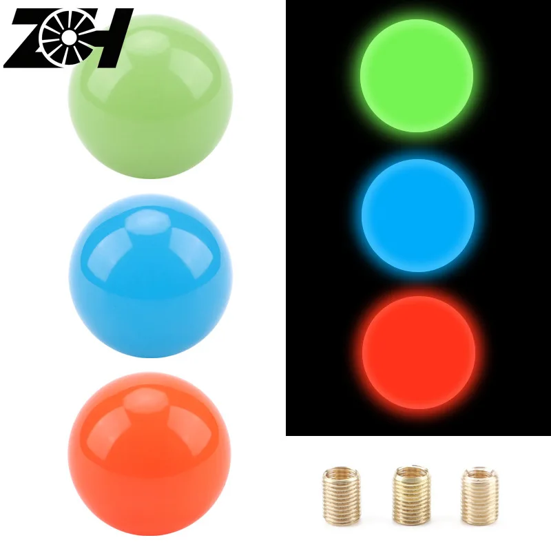 Universal 3 Colors Gear Shift Knob Resin Shifter Gearstick Handle Lever Automatic Manual Transmission AT MT