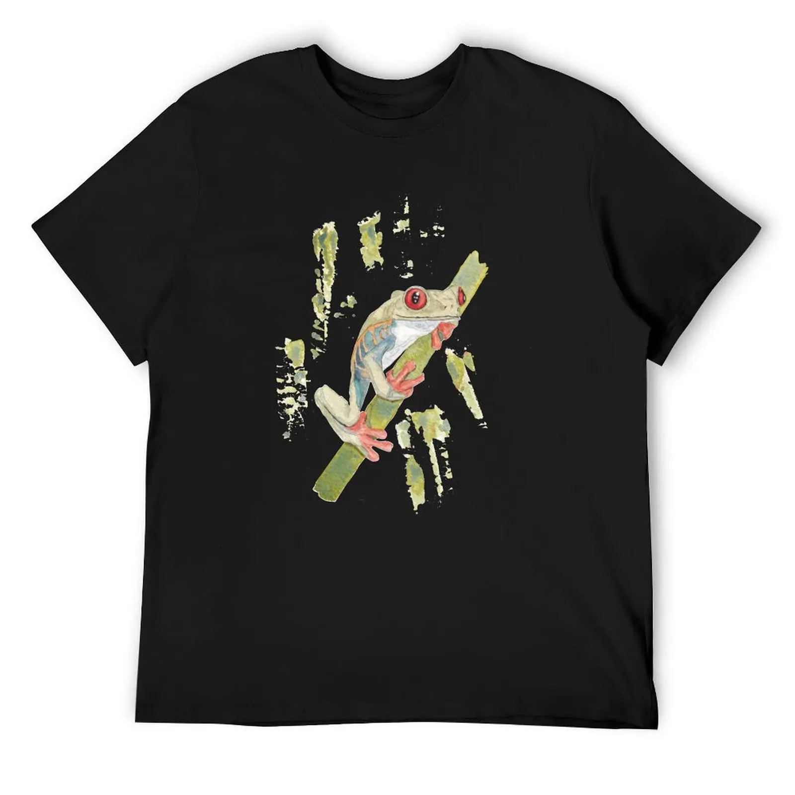 

Red-Eyed Frog T-Shirt Short sleeve tee Aesthetic clothing customizeds sports fans men clothes