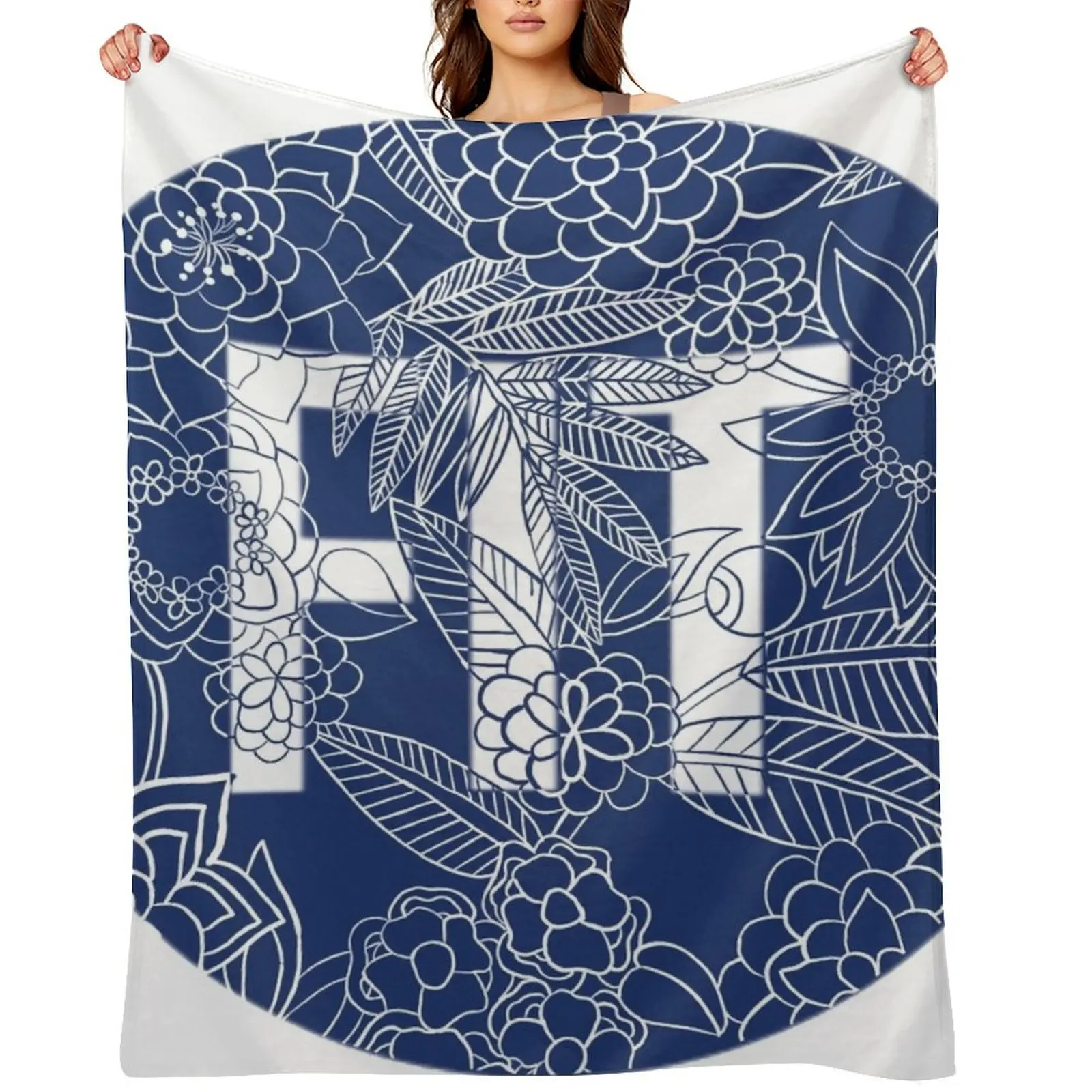 

FIT blooms Throw Blanket Luxury Designer Luxury Quilt Fashion Sofas Blankets