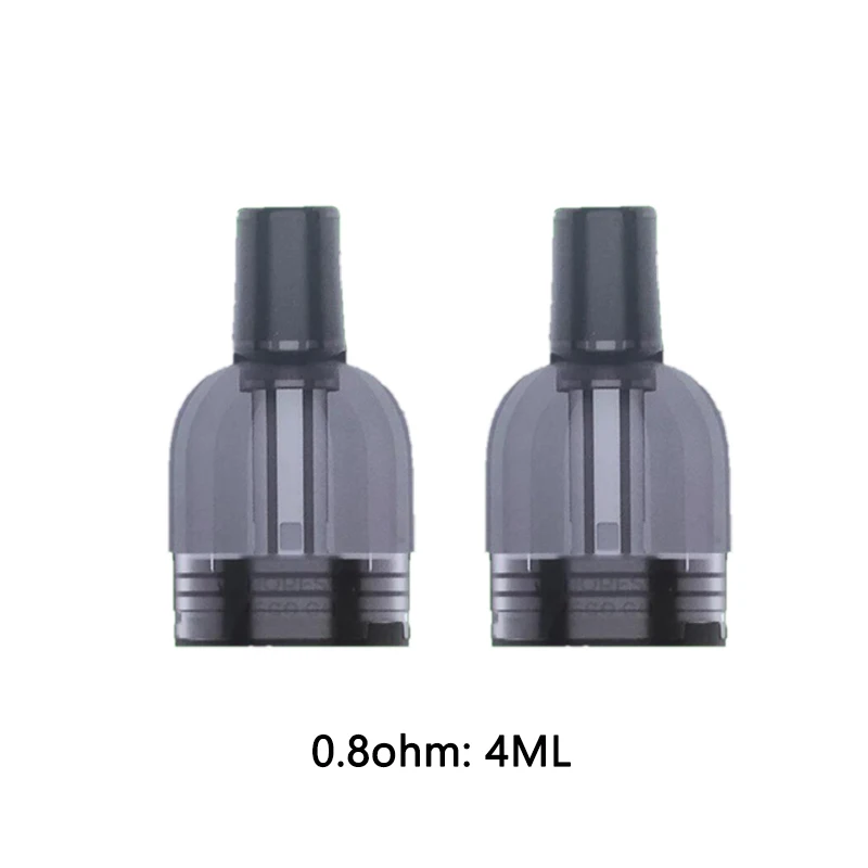 خرطوشة Vaporesso-Veco Go Pod ، سعة فارغة ، ملء سفلي لمجموعة E Cig Veco Go ، 0.6 أوم 5 و 0.8ohm 4 ، 2 لكل لوط