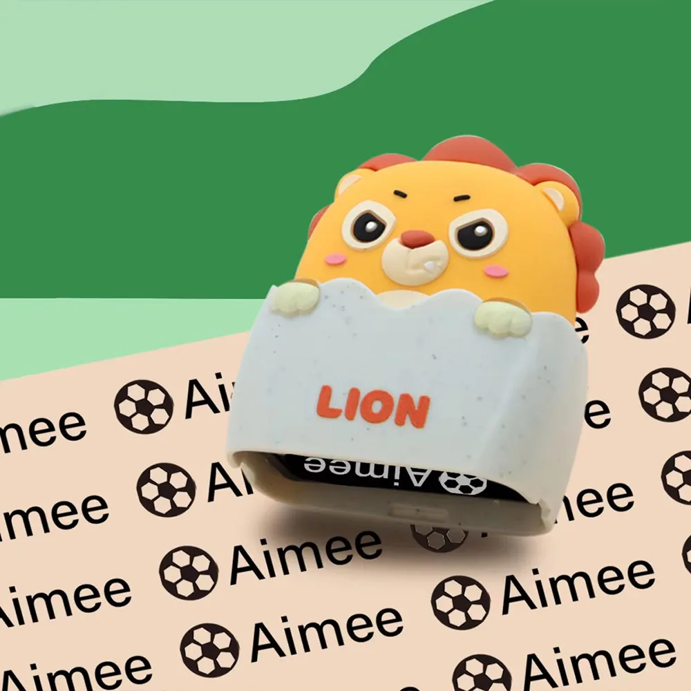 Custom Baby Name Stamp - Hot Sale Personalized Seal stamp for School & Travel Waterproof Ink Engraved Gift Durable Design