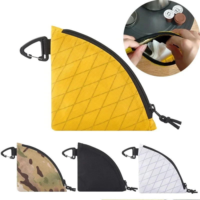 10Pcs Waterproof and Dustproof Outdoor Reusable Coffee Storage Bag Filter Coffee Filter Paper Pouch for Camping Hiking Bag