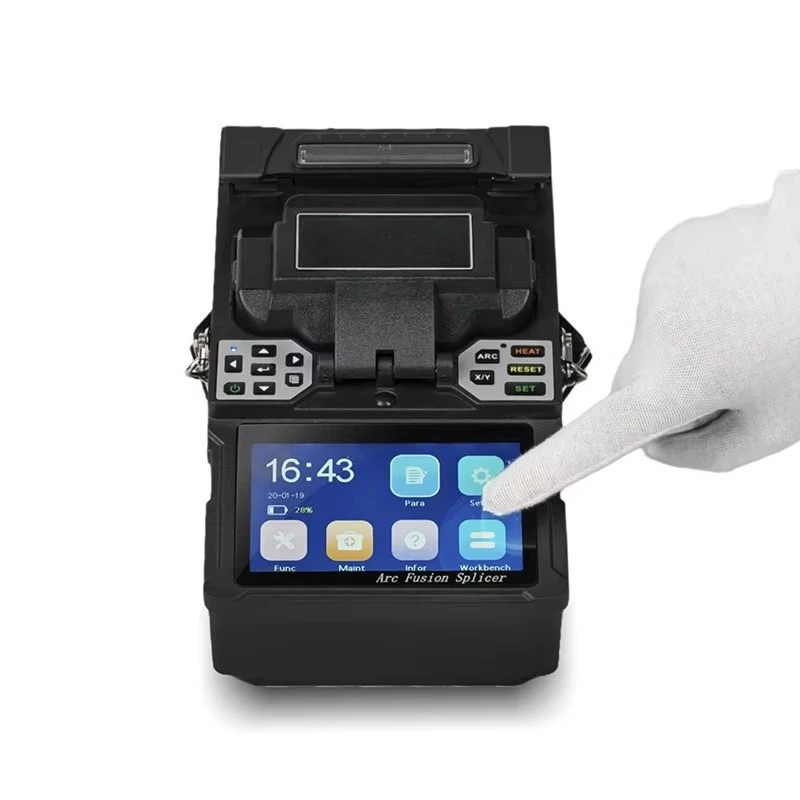 X-600 High Precision Portable Optical Fiber Fusion Splicer Professional Fiber Welding Equipment For FTTH Field Splicing Work