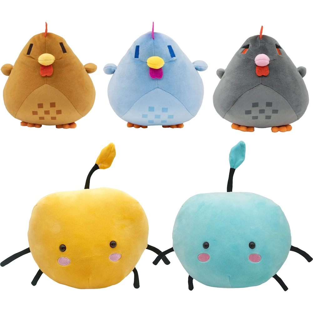 

20CM Chicken Junimo Doll Game Stardew Valley Cosplay Props Accessory Plush Stuff Toy Mascot Xmas Birthday Gift Halloween Decor