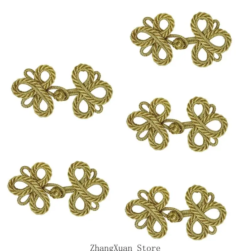 Traditionelle Nähverschlüsse für Qipao Wear und vordere Knopfleiste 3XUF – Detail 4