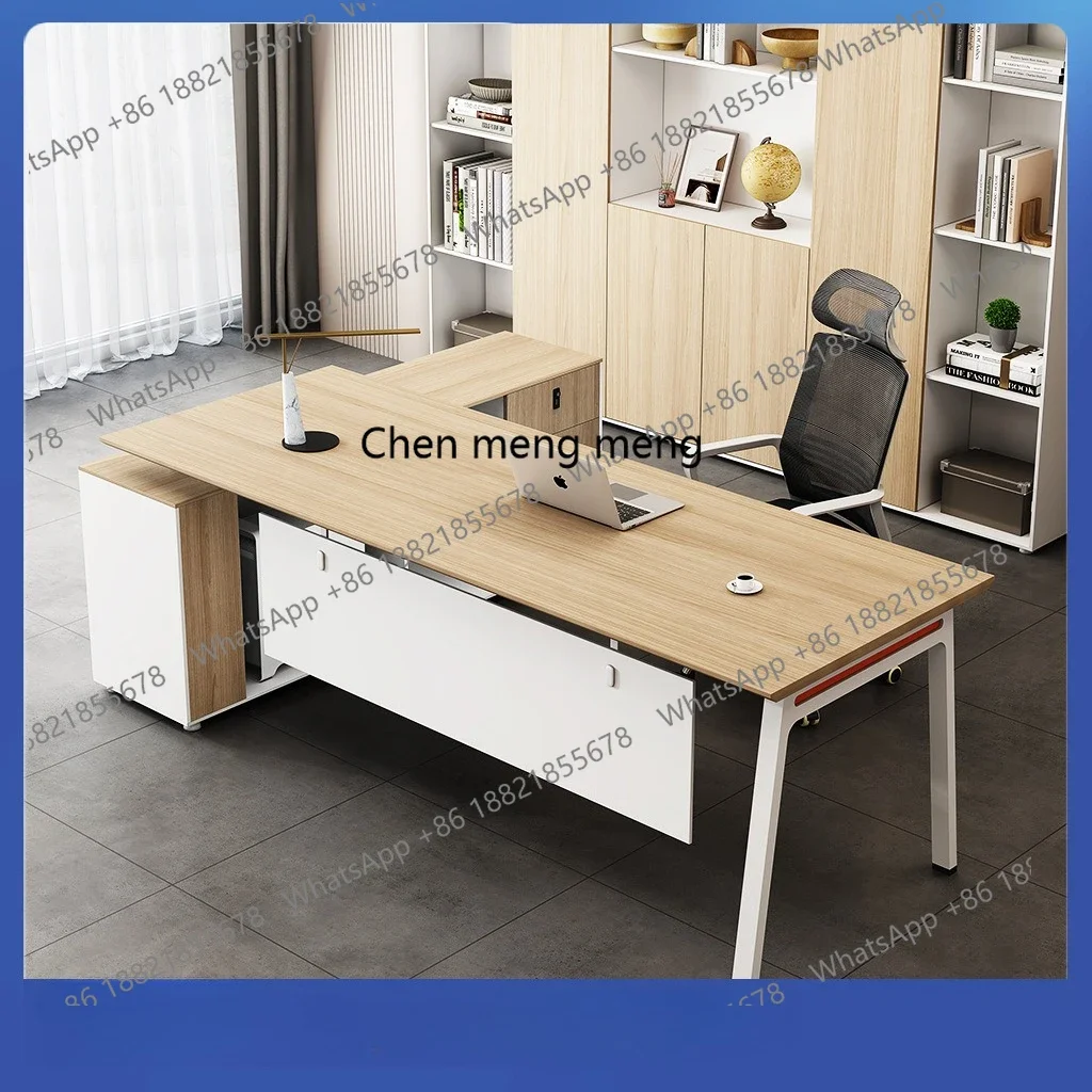 D80 Boss President Desk Simple Modern Executive Desk Manager Office Desk Single Office Furniture