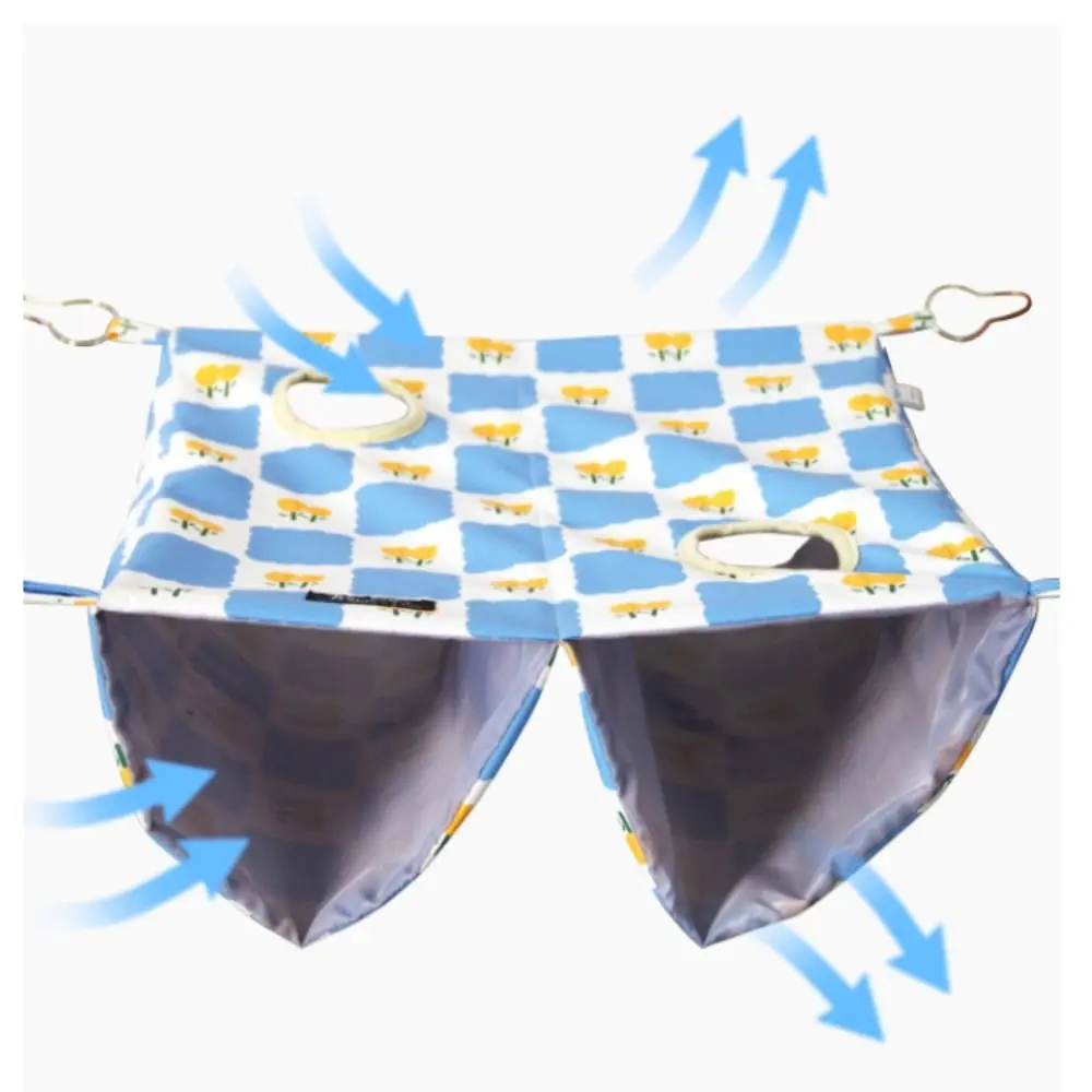 เปลญวนลายการ์ตูนสำหรับเฟอร์เร็ต กันน้ำ ระบายอากาศได้ดี แบบสองชั้น เปิดได้หลายด้าน ใช้เป็นรังสำหรับแฮมสเตอร์ได้