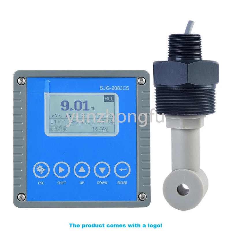 Industrial Online Acid-Base Densitometer Induction Conductivity High Temperature Hydrofluoric Acid Cleaning SJG-2083CS