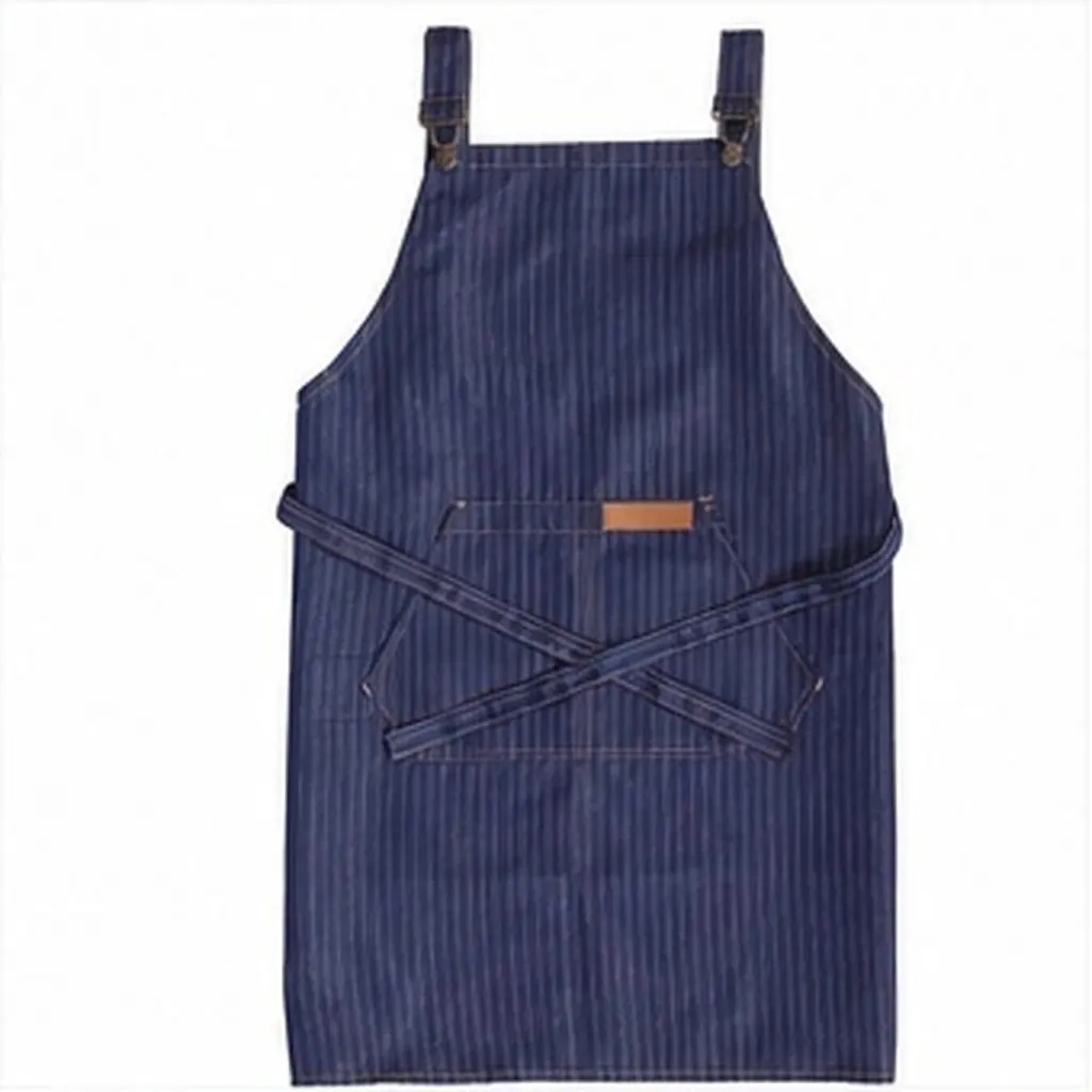 Denim Apron for Men and Women – Chef, Cooking, Baking, Serving, BBQ, Grill – Professional Work Apron
