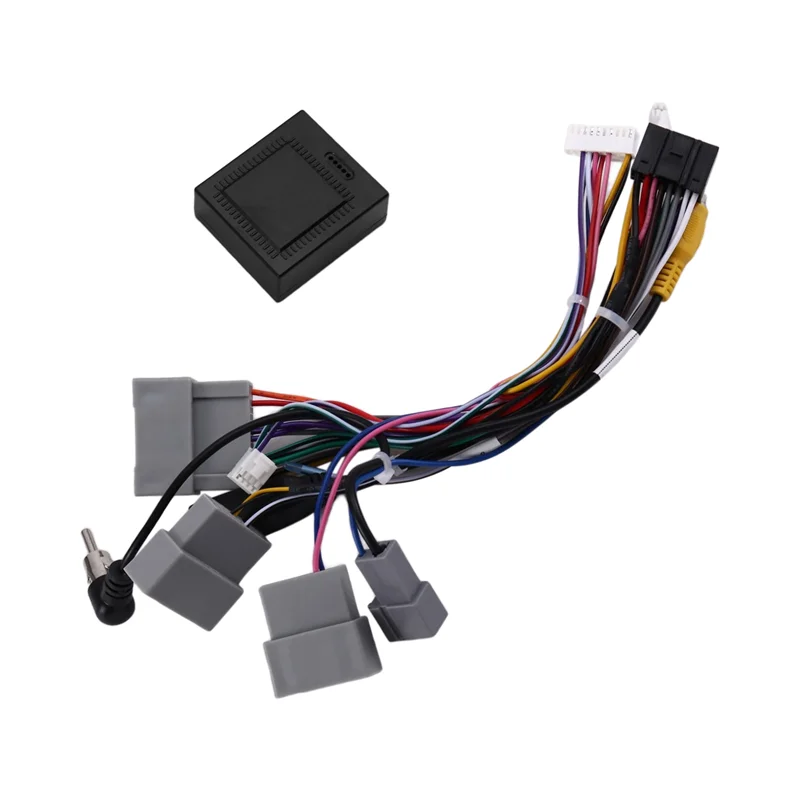 AASS-Canbus Adapter For Car Radio CAN Bus Decoder Wiring Harness Power Cable For Honda Stepwgn 2023