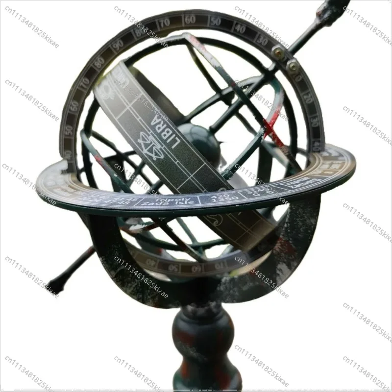 For Vintage Nautical Imitation Bronze Tabletop Ornaments Display Supplies Globe Tabletop Ornaments