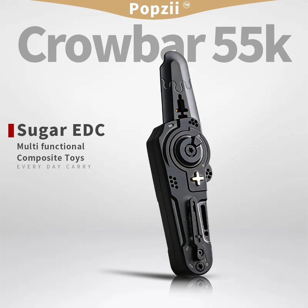 

Маленький складной виброгасящий виброметр Sugar EDC Dimensional Crowbar 55k для взрослых, игрушка для снятия стресса и декомпрессии