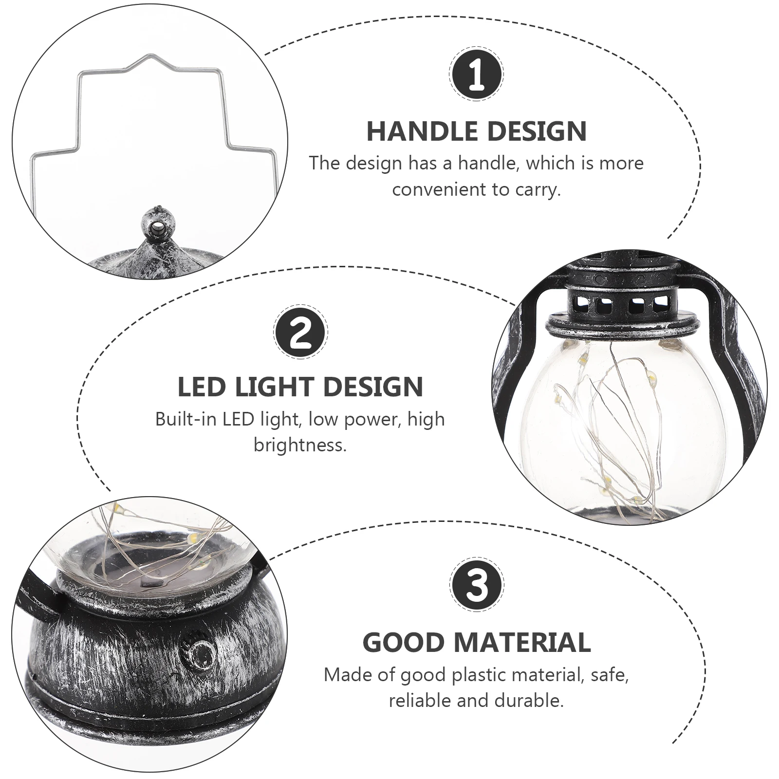 

Reliable Vintage LED Camping Lantern Portable Outdoor Lamp for Tents Hiking Multipurpose Long Using Time Camping Lantern