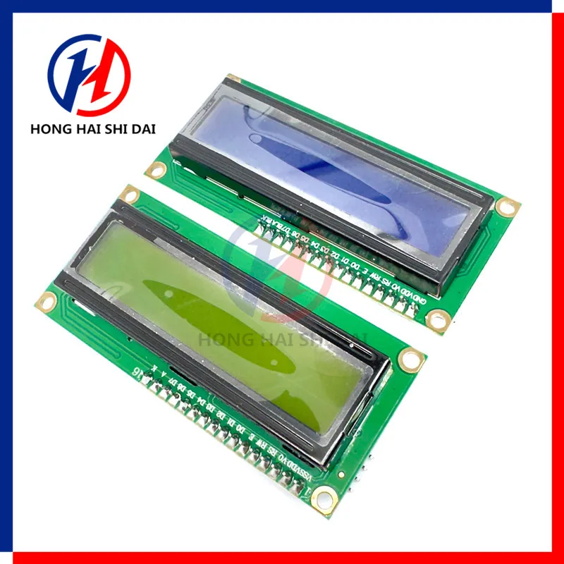 Écran LCD bleu et vert IIC/I2C pour Ardu371602, module UNO r3 mega2560 hospit1602 hospit1602 + I2C, 1602