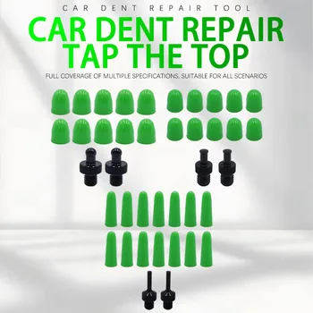 3 Sizes PDR Dent Repair Tap Heads Green TPU Soft Knock Tips with Aluminum Studs for Auto Body Hail Dent Removal 1 3 Sizes PDR Dent Repair Tap Heads Green TPU Soft Knock Tips with Aluminum Studs for Auto Body Hail Dent Removal 1