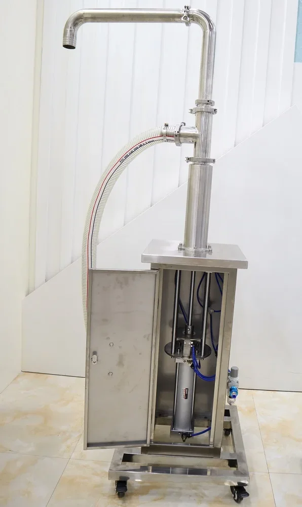 CHKJ stainless steel pneumatic piston liquid paste feeding machine  cream food transfer pump