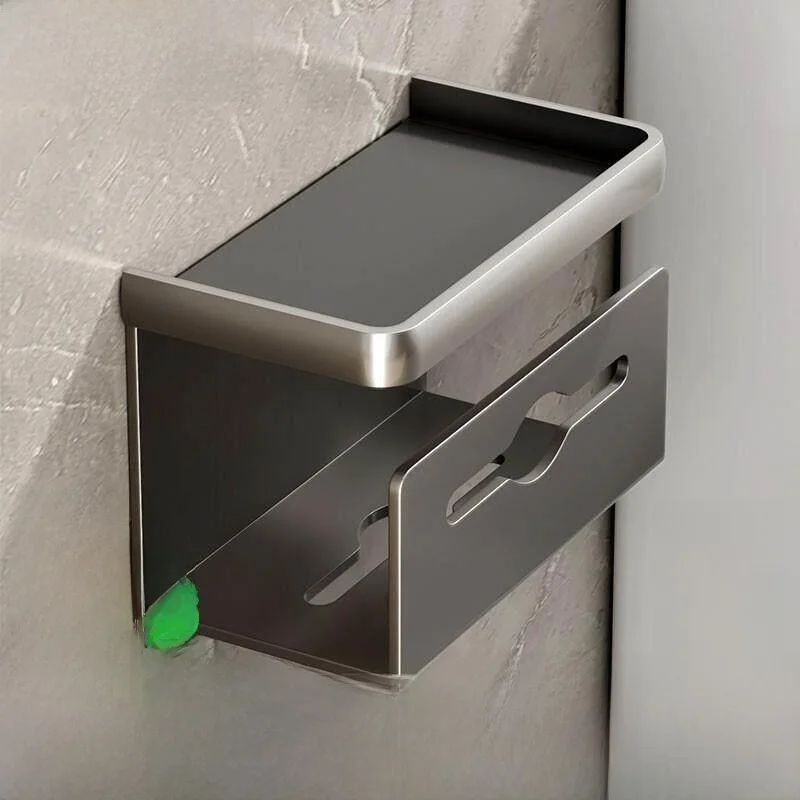 バスルームトイレットペーパーホルダー棚化粧室ペーパータオルラック穴あけ不要バスルームオーガナイザー収納ソリューション
