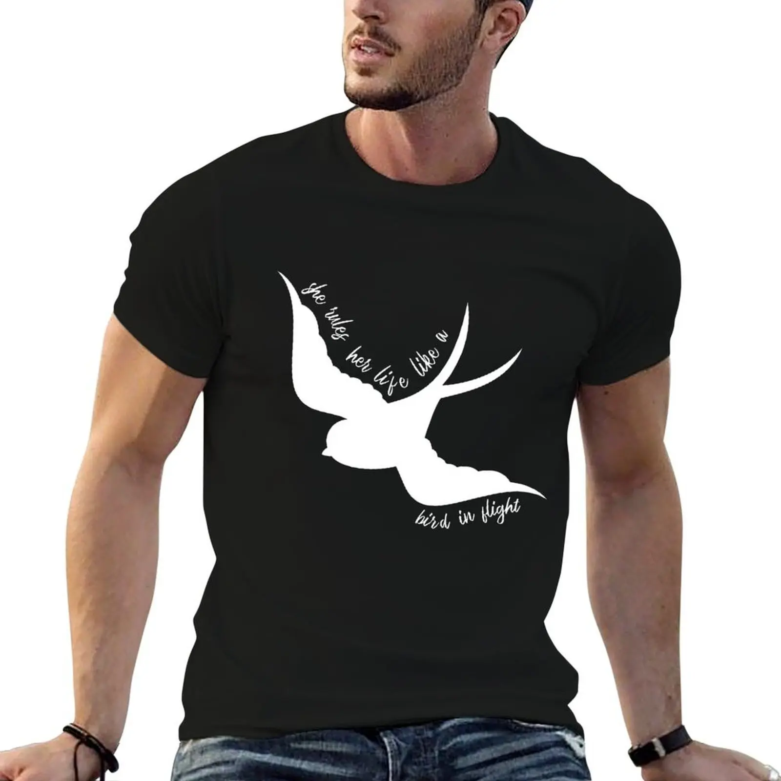 

She Rules Her Life Like a Bird in Flight , Fleetwood Mac, Gypsy , Boho , Stevie Nicks Rhiannon T-Shirt