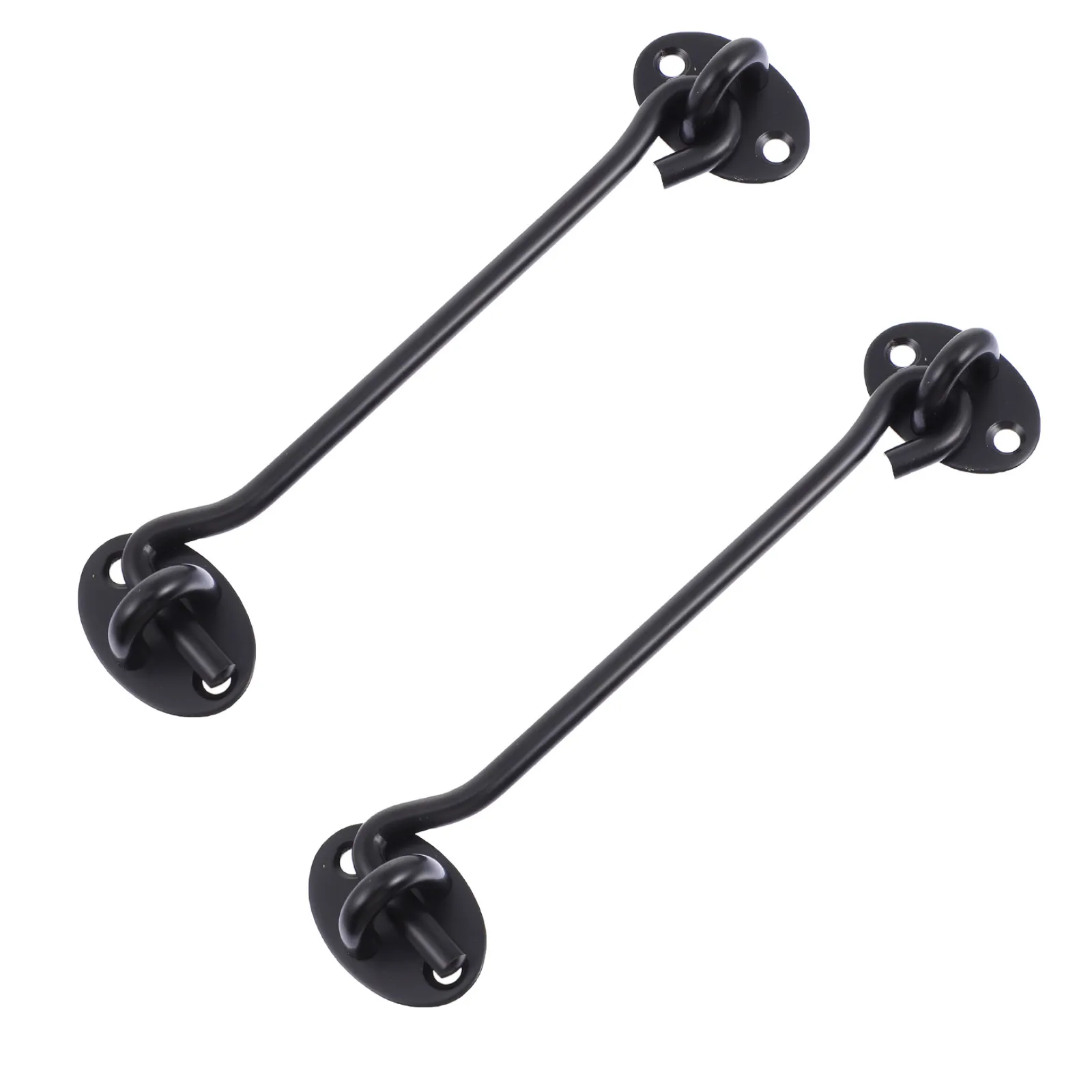 2Pcs Window Latch Hook Stainless Steel Privacy Door Lock Hooks Sliding Safety Garage Hardware Swivel Combo view 2