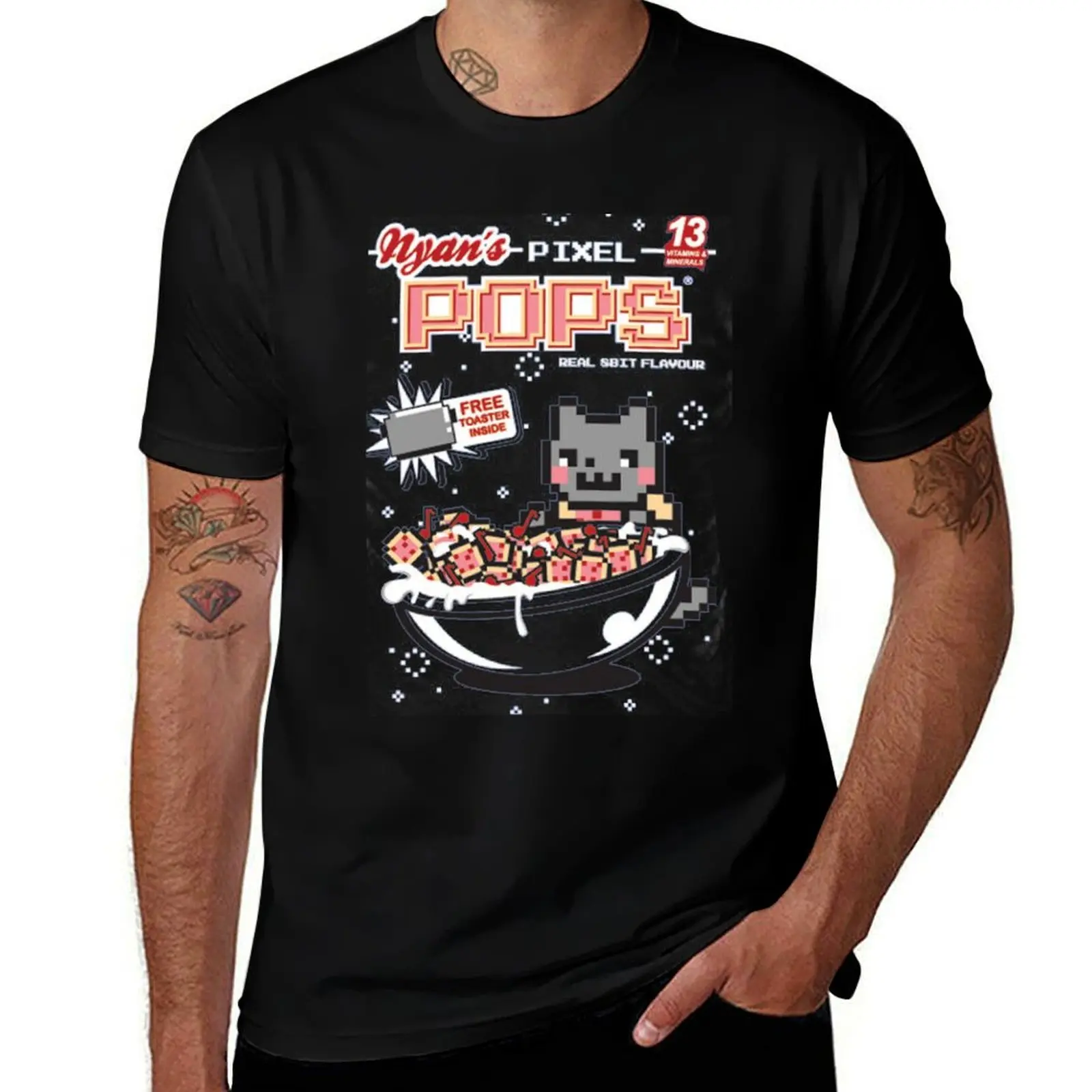 

Nyans Pixel Pops T-Shirt animal prinfor boys anime shirt customizeds funny t shirts for men