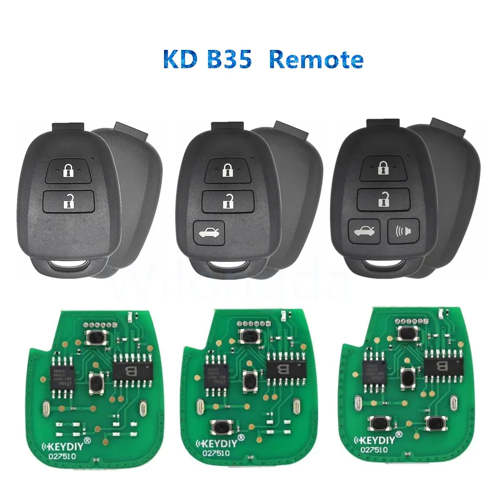 

New Arrival KEYDIY B35 Series B35-2 B35-3 B35-4 Control For KD900 URG200 KD-X2 Mini KD For Toyota Car Remote Key