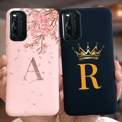 For Vivo V19 Case Cute Crown Letters Cover Soft Silicone Phone Case For Vivo V19 V 19 VivoV19 Back Cover 6.44'' Fundas Capa Bags