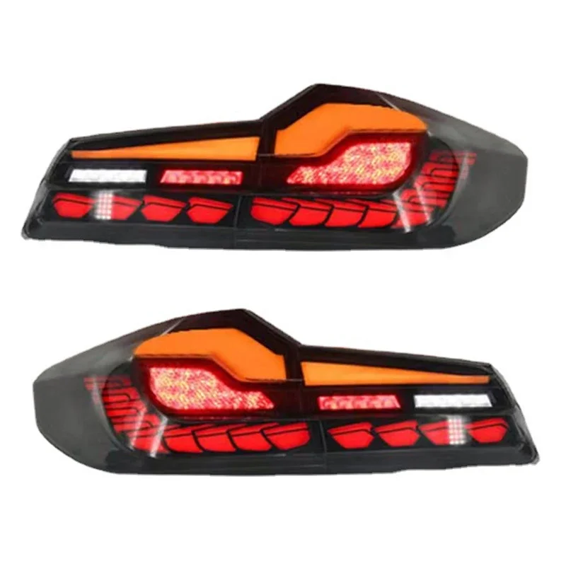 Pair Of Car Tail Light Assembly For BMWs  5 series G30 17-19 G38 20-22 LED Brake Signal light Tuning Parts Car Rear Lamp System