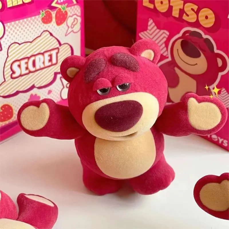 정품 52TOYS 디즈니 토이 스토리 로츠오 이츠 미 시리즈 블라인드 박스 스트로베리 베어 미니 애니메이션 피규어 미스터리 박스 인형 자동차 장식품