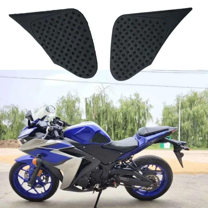 

Motorcycle Fuel Tank Protection Pad Sticker For YAMAHA YZF-R3 YZF-R25 Anti-skid Anti-scratch Heat Insulation Decal Accessories