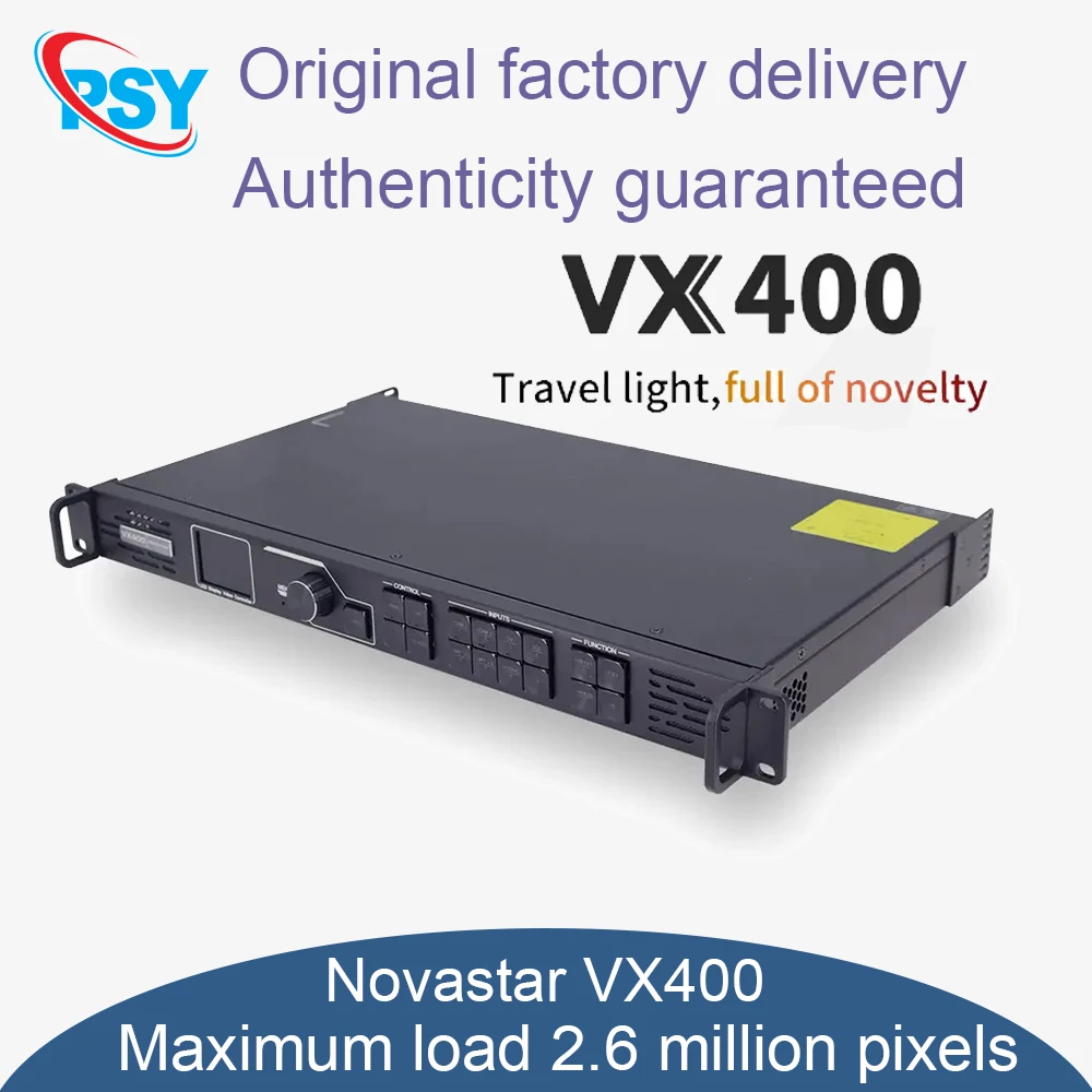 

Original HD Novastar VX400 Controller High Refresh Rate LED Display Video Processor With 2.6 Million Pixels Support Rental Scree