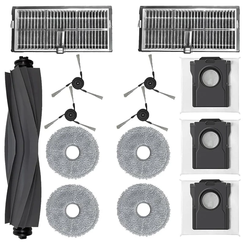 

A61I Replacement Parts For Dreame X40 Ultra X40 Pro S30 Pro Ultra Robot Vacuum Parts Main Side Brush Filter Mop Dust Bag
