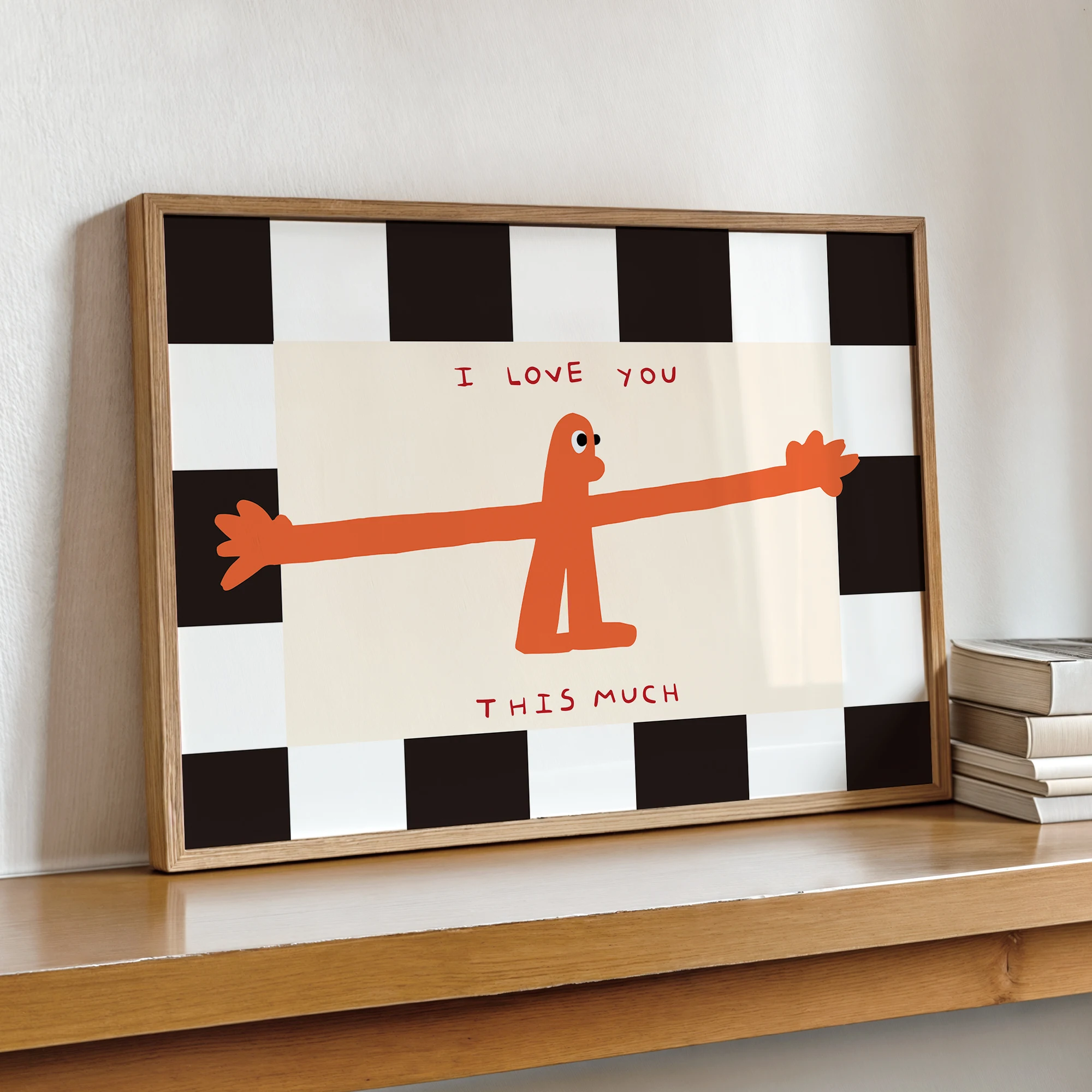Wandkunstdruck mit Zitat „I Lo – Home Decor Quotes Bewertung und Preis