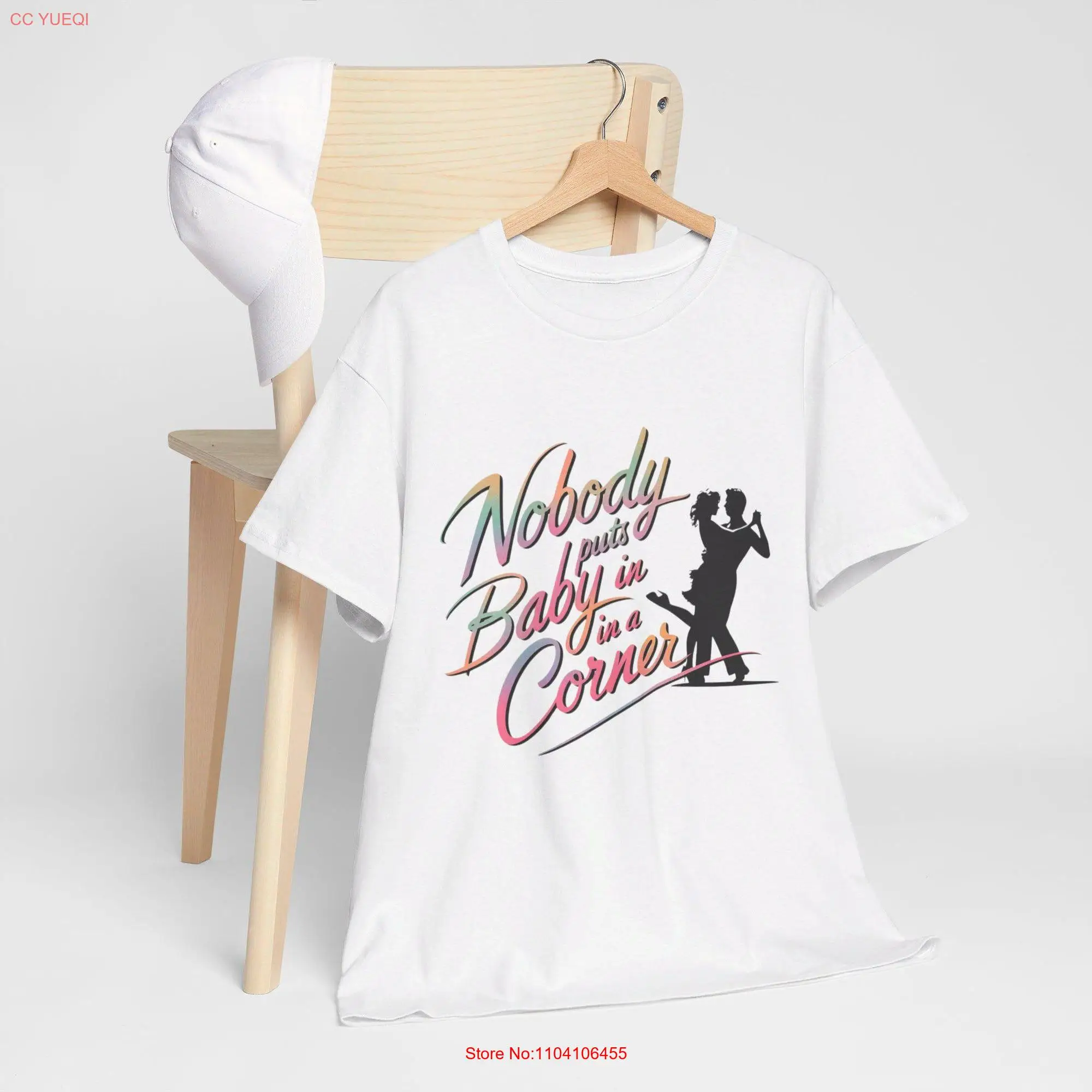 Camiseta de Nobody Puts Baby in a Corner, ropa de cultura Pop nostálgica, cita de baile sucio, icónica de los 80