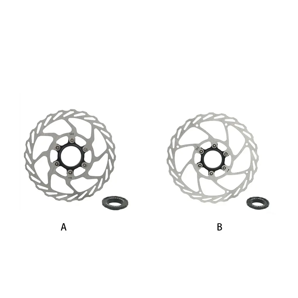 

Велосипеды из нержавеющей стали с центральным замком, ротор дискового тормоза, портативный рассеиватель тепла, роторы для велосипедного цикла, аксессуары 160 мм