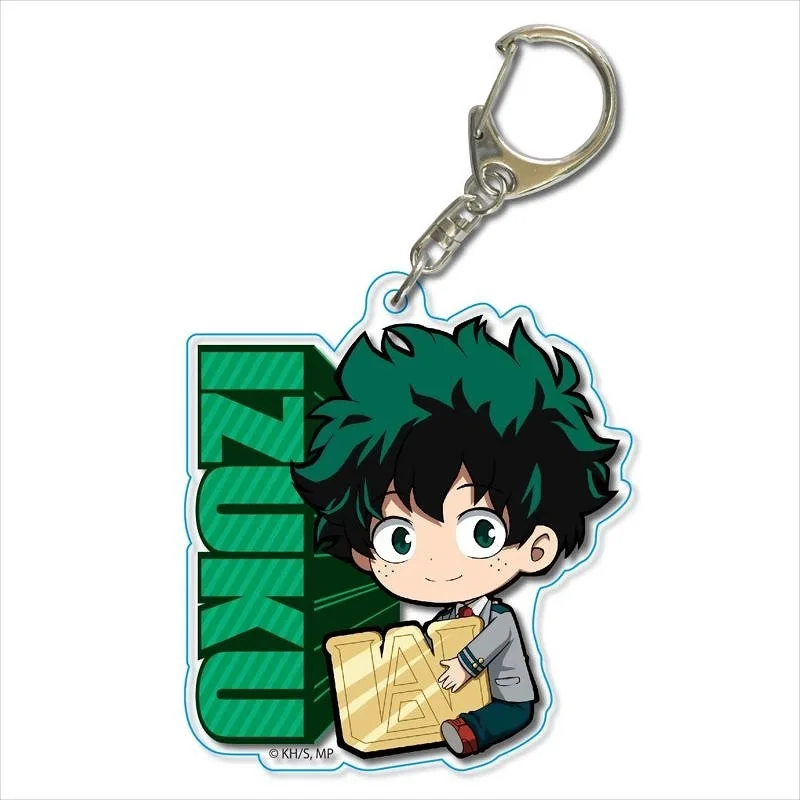 Acrylic Keychain MY HERO My Hero Academy Q Edition Multiple Optional Graphic Clear Pendant