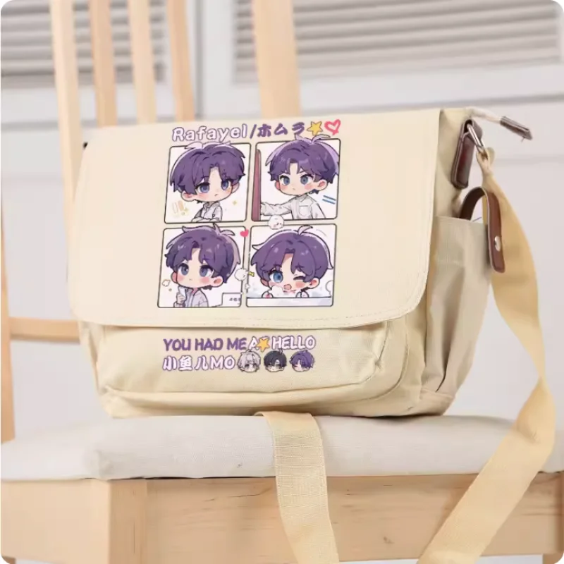 

Anime Love and Deepspace Rafayel Crossbody Canvas Bags School Bag Unisex Messenger Bag Fashion Shoulder Bag 2414