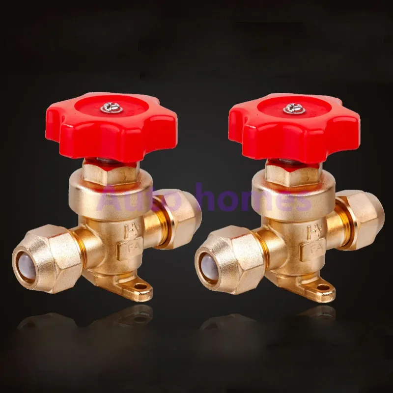Diaphragm Valve Manual Valve Hand Air Conditioning Refrigeration Screw Welding Tube Through Valve Fittings