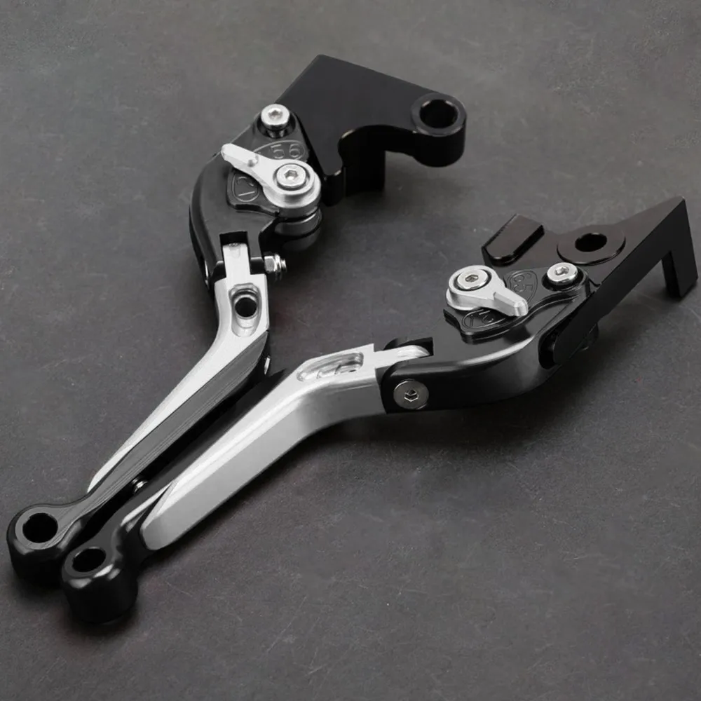 For YAMAHA YZ600 YZF600R FZR600 FZ1 FAZER TRX850 FZR400RR Adjustable Foldable Handles Accessories Brake Clutch Levers handle bar